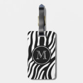 Zebra-Druck Gepäckanhänger (Rückseite vertikal)