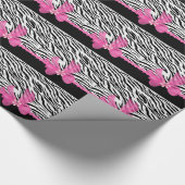 Zebra-Druck Geschenkpapier (Ecke)