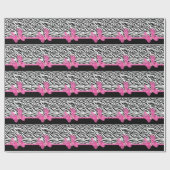 Zebra-Druck Geschenkpapier (Flach)