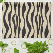 Zebra-Druck Geschirrtuch (Gefaltet)