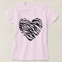 Zebra-Druck-Herz
