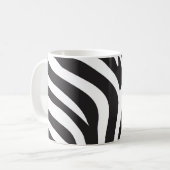 Zebra-Druck Kaffeetasse (Vorderseite Links)