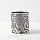 Zebra-Druck-Kaffeetasse Tasse (Zentrum)