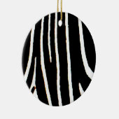 Zebra-Druck Keramikornament (Rechts)