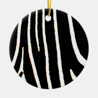 Zebra-Druck Keramikornament
