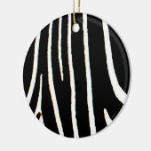 Zebra-Druck Keramikornament (Links)