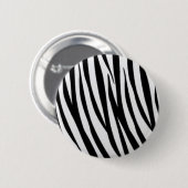 Zebra-Druck-Knopf Button (Vorne & Hinten)