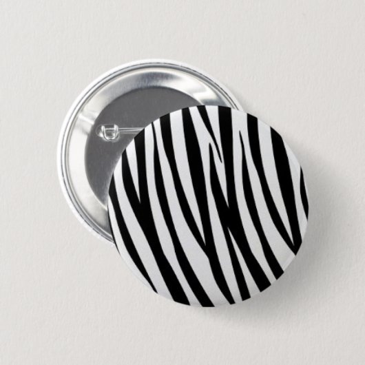 Zebra-Druck-Knopf Button (Vorne & Hinten)