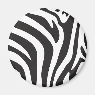 Zebra-Druck Magnet