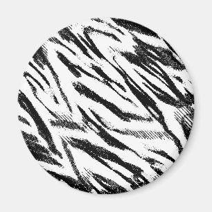 Zebra-Druck-Magnet Magnet