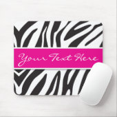 Zebra-Druck-Mausunterlage Mousepad (Mit Mouse)