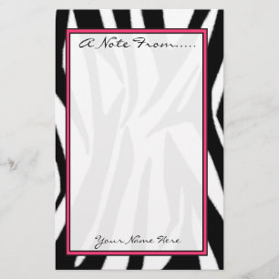 Zebra-Druck-Mode-Briefpapier Briefpapier