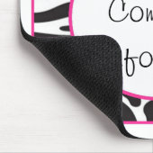 Zebra-Druck Mousepad (Ecke)