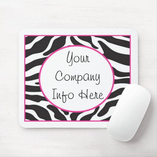 Zebra-Druck Mousepad (Mit Mouse)