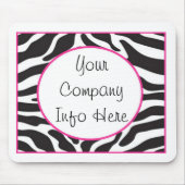 Zebra-Druck Mousepad (Vorne)