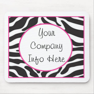 Zebra-Druck Mousepad
