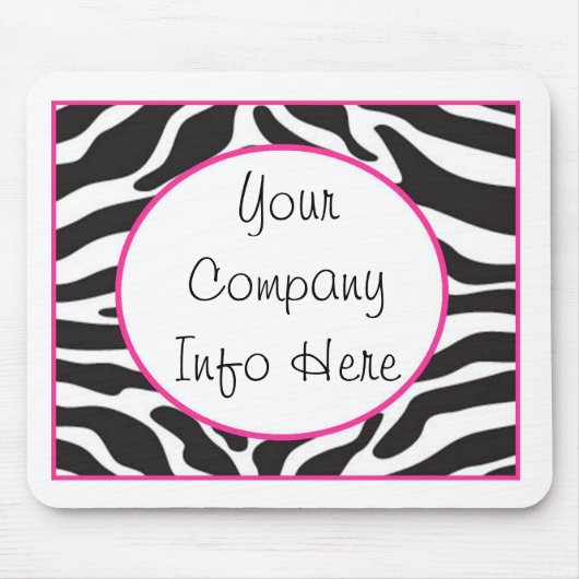 Zebra-Druck Mousepad (Vorne)