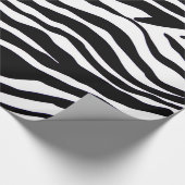 Zebra-Druck-Packpapier Geschenkpapier (Ecke)