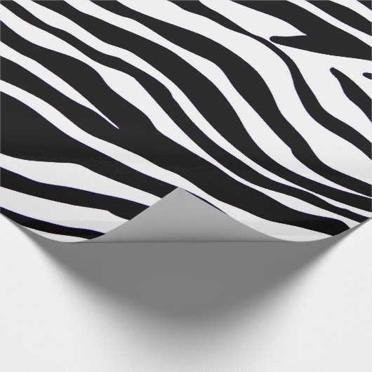 Zebra-Druck-Packpapier Geschenkpapier (Ecke)