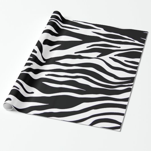 Zebra-Druck-Packpapier Geschenkpapier (Ungerollt)