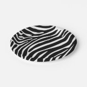 Zebra-Druck-Papier-Teller Pappteller (Schrägansicht)