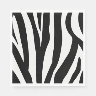 Zebra-Druck-Papierservietten Serviette