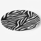 ZEBRA-DRUCK PAPPTELLER (Schrägansicht)