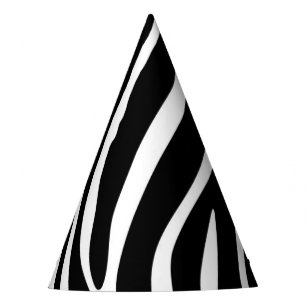 Zebra-Druck-Party-Hut Partyhütchen
