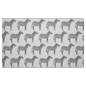 Zebra-Druck - Schatten von Grauem/von Grau Stoff (Fat Quarter (45,7 x 55,9 cm))