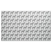 Zebra-Druck - Schatten von Grauem/von Grau Stoff (Yard (91,4 cm))