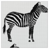 Zebra-Druck - Schwarzweiss Stoff (Nahaufnahme)