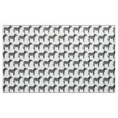 Zebra-Druck - Schwarzweiss Stoff (Yard (91,4 cm))