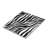 Zebra-Druck-Schwarzweiss-Streifen-Muster Fliese (Seite)