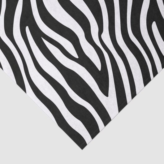 Zebra-Druck-Schwarzweiss-Streifen-Muster Seidenpapier (Ausschnitt)
