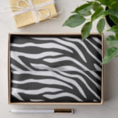 Zebra-Druck-Schwarzweiss-Streifen-Muster Seidenpapier (Geschenk)
