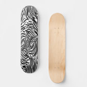 Zebra-Druck-Skateboards Skateboard (Vorderseite)