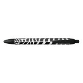 Zebra-Druck-Stift Kugelschreiber (Rückseite)