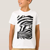 Zebra-Druck T-Shirt (Vorderseite)
