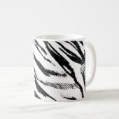Zebra-Druck-Tasse Kaffeetasse (VorderseiteRechts)