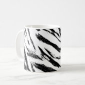 Zebra-Druck-Tasse Kaffeetasse (Vorderseite Links)