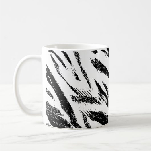 Zebra-Druck-Tasse Kaffeetasse (Links)