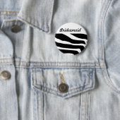 Zebra-Druck-Tier Button (Beispiel)