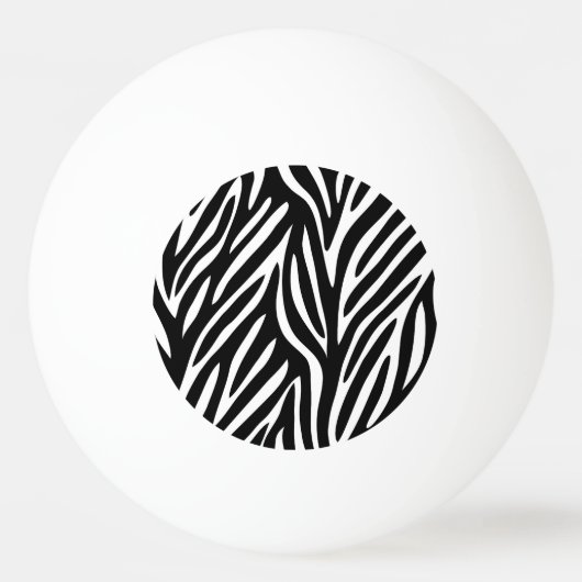 ZEBRA-DRUCK TISCHTENNISBALL (Vorderseite)