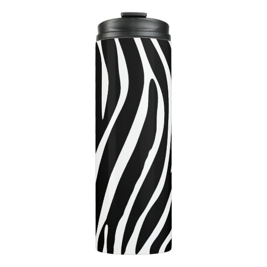 Zebra-Druck-Trommel Thermosbecher (Vorderseite)