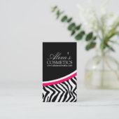 Zebra-Druck {vertikal}:: Visitenkarte (Stehend Vorderseite)