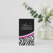 Zebra-Druck {vertikal}:: Visitenkarte (Stehend Vorderseite)