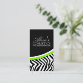 Zebra-Druck {vertikal}:: Visitenkarte (Stehend Vorderseite)