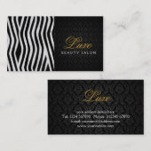 Zebra-Druck-Visitenkarte Visitenkarte (Vorne/Hinten)