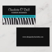 Zebra-Druck-Visitenkarten Visitenkarte (Vorne/Hinten)