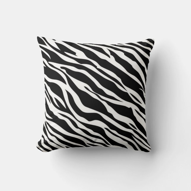 Zebra-Druck-Wurfkissen Kissen (Vorderseite)